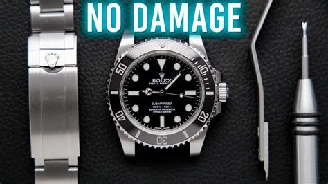 how to take rolex off|how to unlock Rolex bracelet.